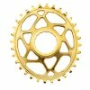 ABSOLUTEBLACK Chainring, Oval, Direct Mount 32T Raceface, Gold