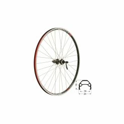 Skeppshult Bakhjul 28 (622-19) Tour Sx Sv/siv 32 Håls FB