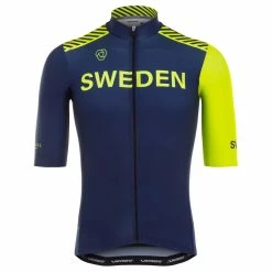 Aeroclub Sverige Cykeltröja Blå-Gul