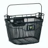 Topeak Basket Fron QuickClick, Korg, Svart