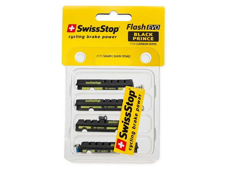 SwissStop Rim Brake Pad Inserts Flash EVO Black Prince 1 SwissStop Rim Brake Pad Inserts Flash EVO Black Prince