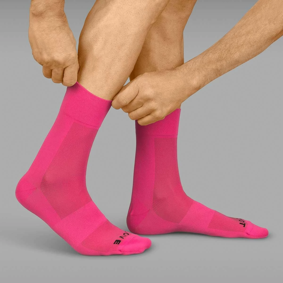 GripGrab Lightweight SL Socks Strumpor Pink Hi-Vis 2 GripGrab Lightweight SL Socks Strumpor Pink Hi-Vis - Bild 2