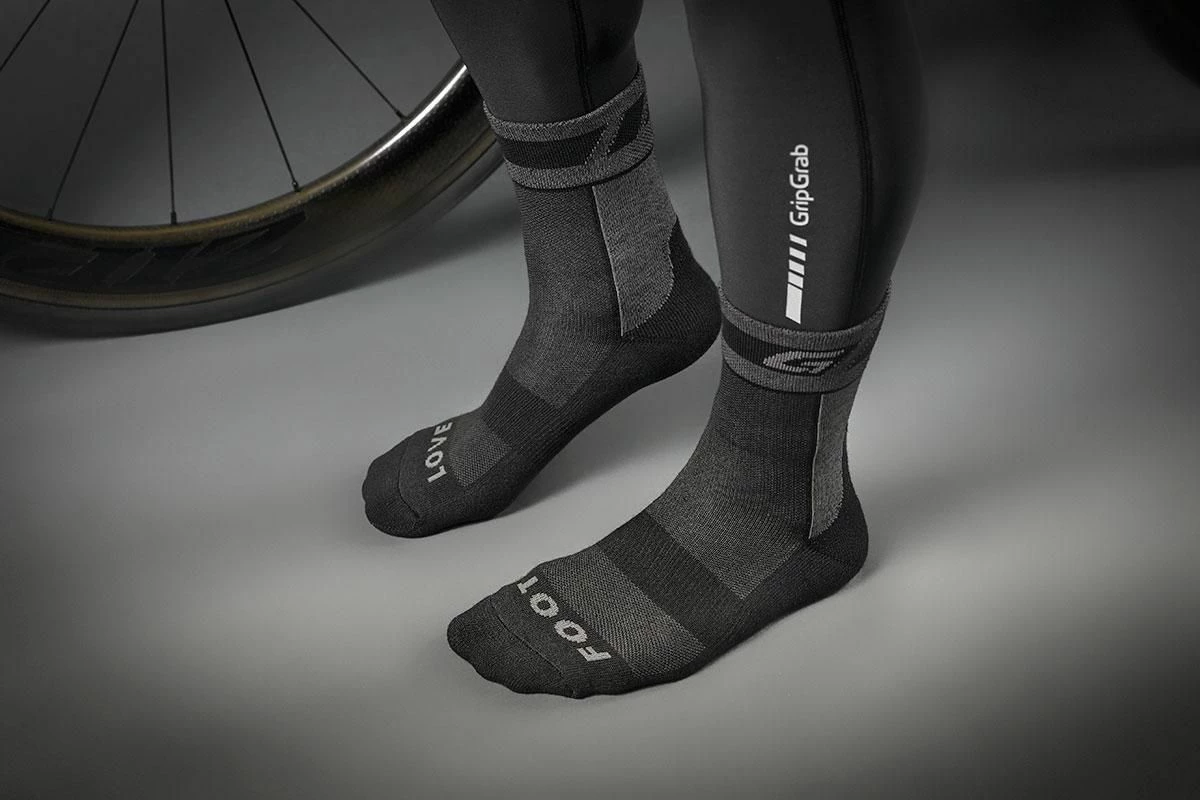 GripGrab Merino Winter Socks Svart 2 GripGrab Merino Winter Socks Svart - Bild 2