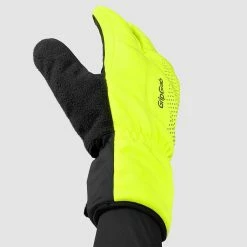 GripGrab Ride Windproof Deep Winter Lobster Handskar Hi-Vis -Cyklar Sales Shop gripgrab ride windproof deep winter lobster handskar hi vis dfb017 1