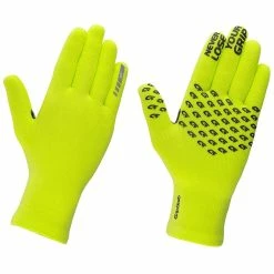 GripGrab Waterproof Knitted Thermal Handskar Hi-Vis Gul