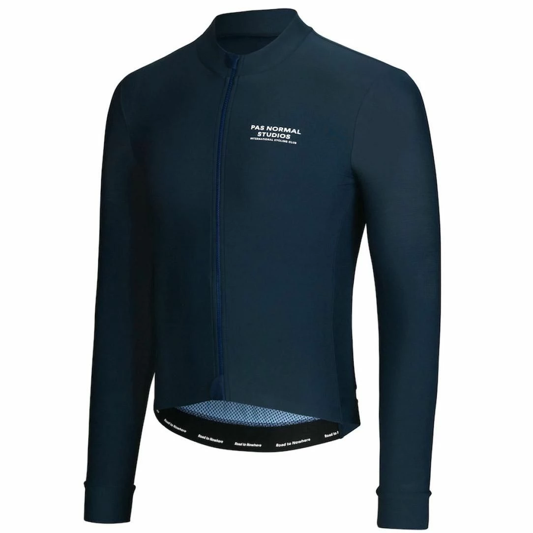 Pas Normal Studios Long Sleeve Jersey Cykeltröja Navy 2 Pas Normal Studios Long Sleeve Jersey Cykeltröja Navy - Bild 2