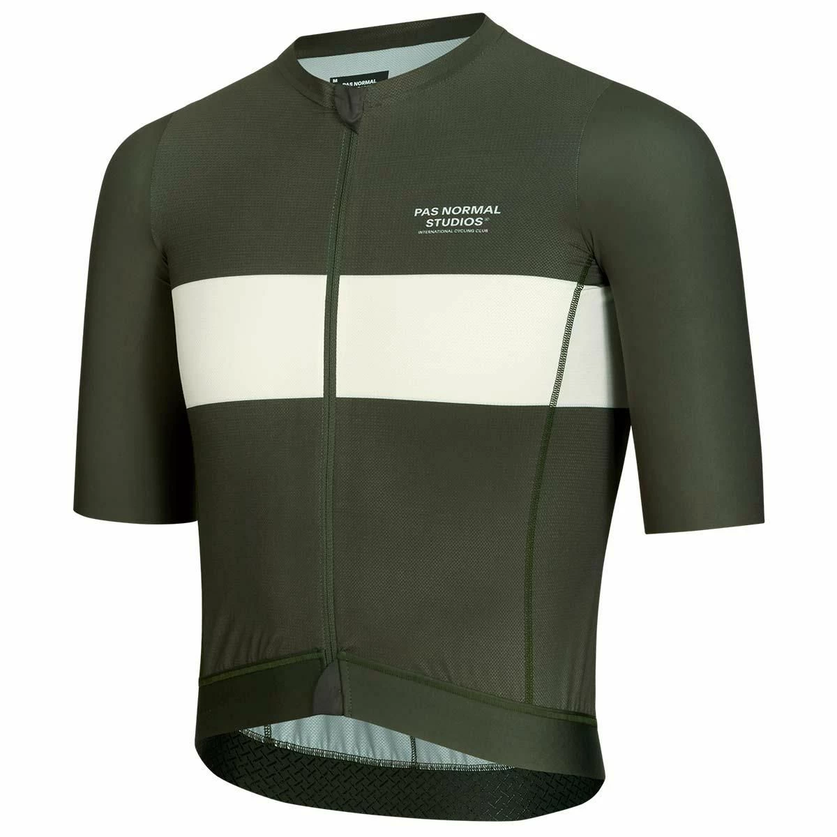 Pas Normal Studios Solitude Cykeltröja Dark Olive Stripe 2 Pas Normal Studios Solitude Cykeltröja Dark Olive Stripe - Bild 2