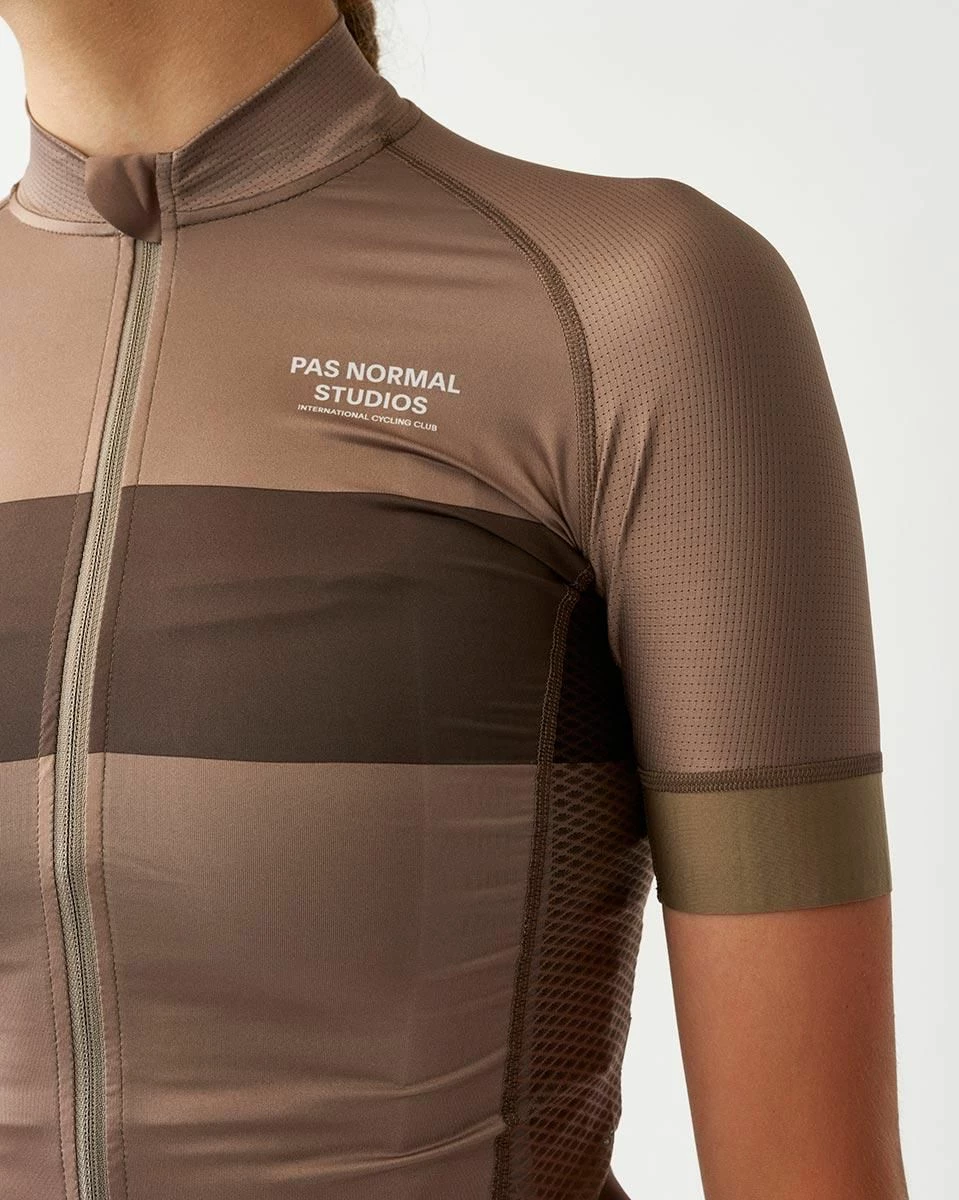 Pas Normal Studios Women Solitude Cykeltröja Dam Beige Stripe 3 Pas Normal Studios Women Solitude Cykeltröja Dam Beige Stripe - Bild 3