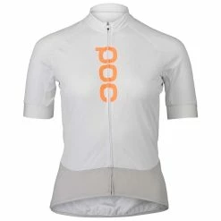POC Essential Road Womens Logo Jersey Damtröja White/Grey