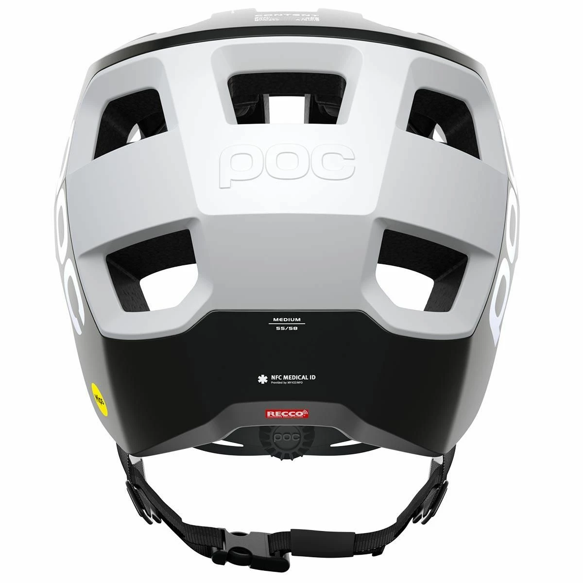 POC Kortal Race Mips MTB Cykelhjälm Mattsvart/vit 2 POC Kortal Race Mips MTB Cykelhjälm Mattsvart/vit - Bild 2