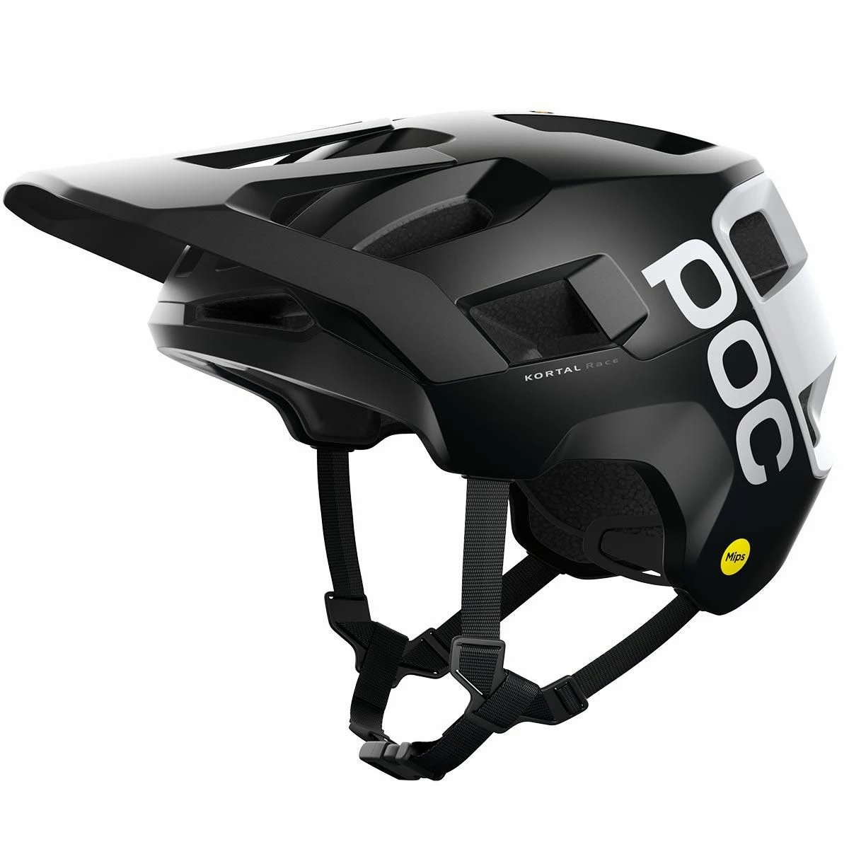 POC Kortal Race Mips MTB Cykelhjälm Mattsvart/vit 1 POC Kortal Race Mips MTB Cykelhjälm Mattsvart/vit