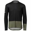 POC MTB Pure LS Jersey Tröja Black/Epidote Green