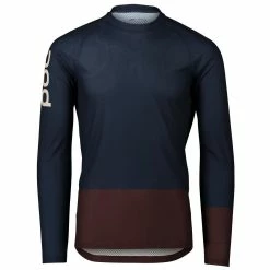 POC MTB Pure LS Jersey Tröja Navy/Brown