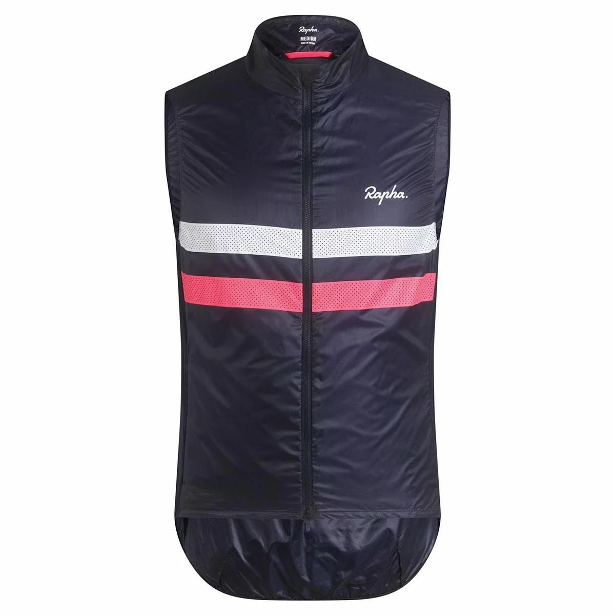 Rapha Brevet Gilet Vindväst Dark Navy/Hi-Viz Pink 1 Rapha Brevet Gilet Vindväst Dark Navy/Hi-Viz Pink