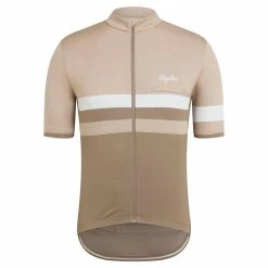 Rapha Brevet Jersey Cykeltröja Stone/Dark Beige