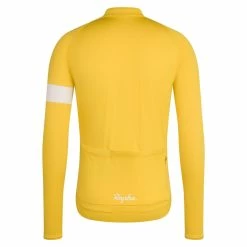 Rapha Core Long Sleeve Jersey Tröja Yellow -Cyklar Sales Shop rapha core long sleeve jersey troja yellow 8f9967 1