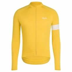 Rapha Core Long Sleeve Jersey Tröja Yellow