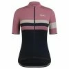 Rapha Women Brevet Jersey Cykeltröja Dam Mauve/Black/Stone