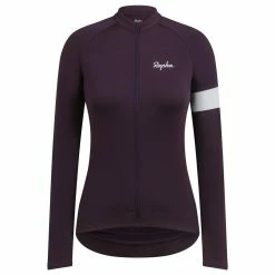 Rapha Women Core Long Sleeve Cykeltröja Dam Purple