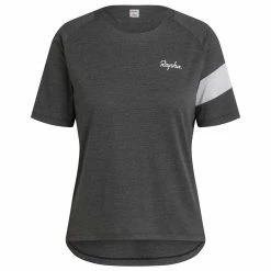 Rapha Women Trail Technical T-Shirt Dam Cykeltröja Dark Grey